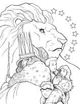 coloriage le monde de narnia et la sorciere blanche